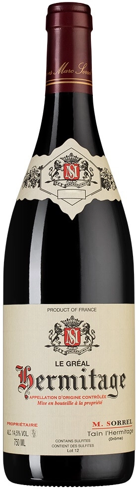 Вино Marc Sorrel, "Le Greal", Hermitage AOC