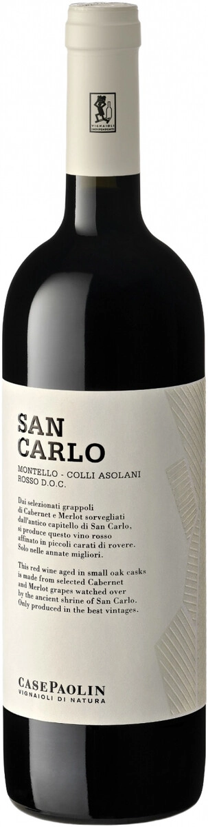 Вино Case Paolin, "San Carlo", Montello-Colli Asolani Rosso DOC