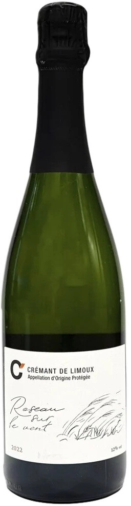 Игристое вино Domaine de Cazaban, "Roseau sur le vent" Brut, Cremant de Limoux AOP