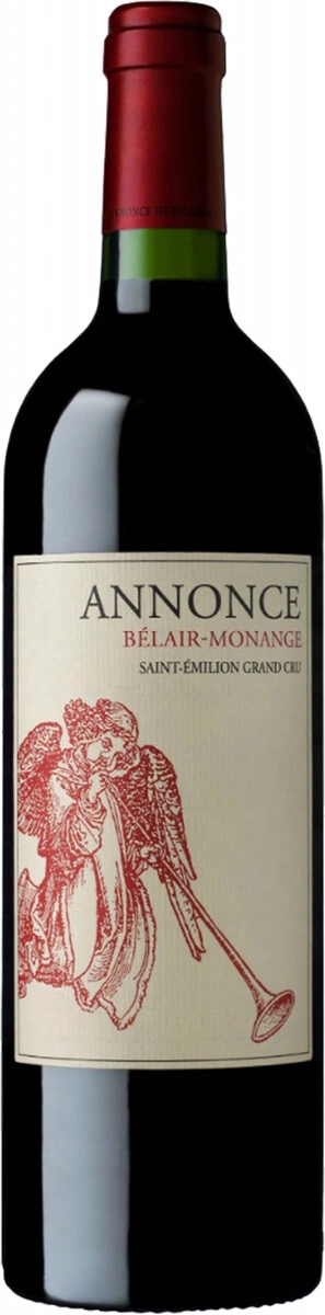 Вино "Annonce" de Belair-Monange, Saint-Emilion Grand Cru AOC