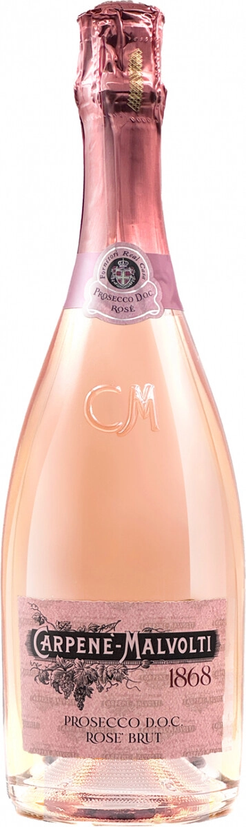 Игристое вино Carpene Malvolti, Prosecco DOC Rose Brut