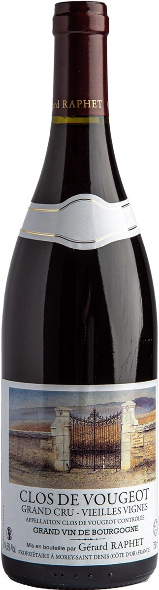 Вино Gerard Raphet, Clos de Vougeot Grand Cru "Vieilles Vignes" AOC