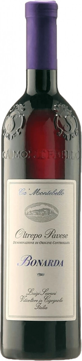 Игристое вино Ca' Montebello, Bonarda, Oltrepo Pavese DOC