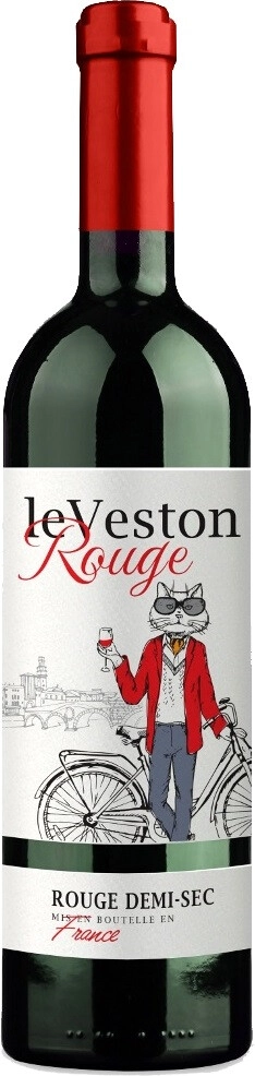Вино "Le Veston" Rouge Demi-sec
