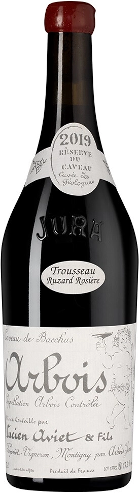 Вино Caveau de Bacchus, Trousseau "Ruzard Rosiere", Arbois AOC