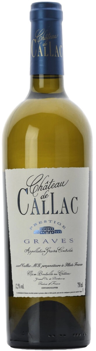 Вино Chateau de Callac "Prestige" Blanc, Graves AOC