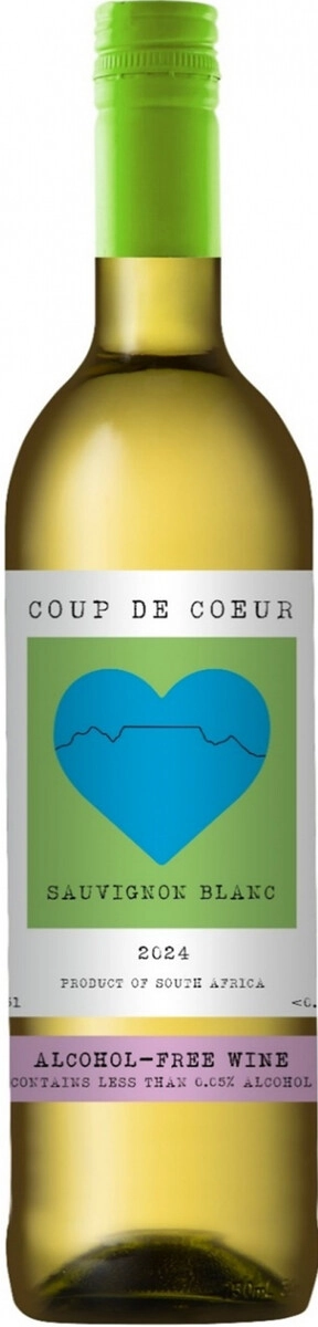 Вино "Coup de Coeur" Sauvignon Blanc, Alcohol-Free