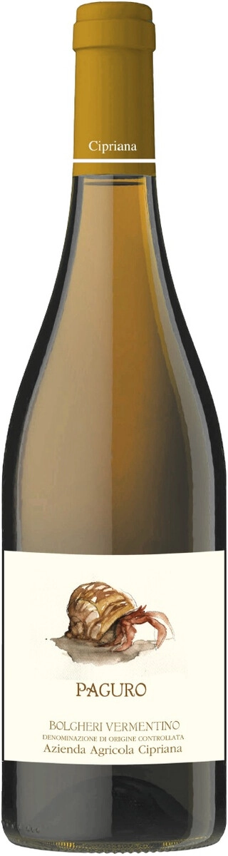 Вино Cipriana, "Paguro" Bolgheri Vermentino DOC