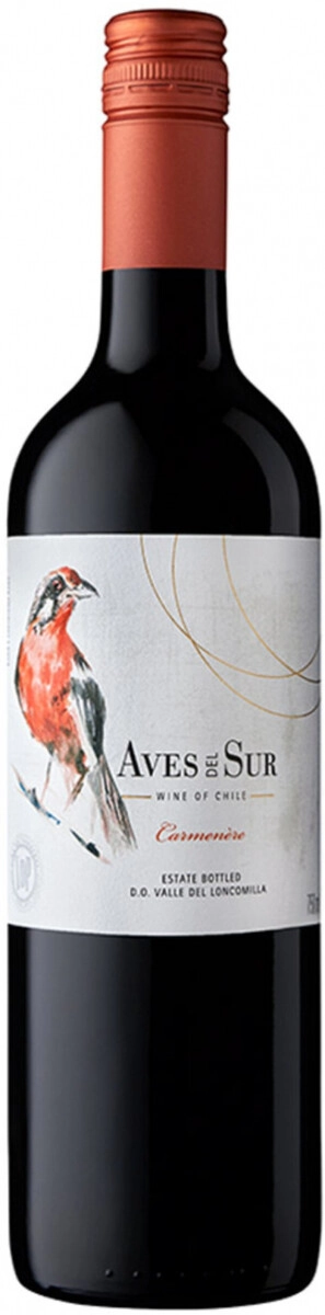 Вино Vina Carta Vieja, "Aves del Sur" Carmenere, Valle del Loncomilla DO