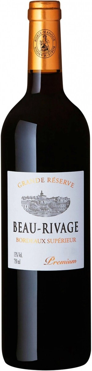 Вино Borie-Manoux, "Beau-Rivage" Premium Grande Reserve Rouge, Bordeaux AOC