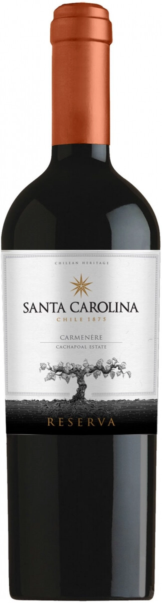 Вино Santa Carolina, Reserva Carmenere, Valle de Rapel DO