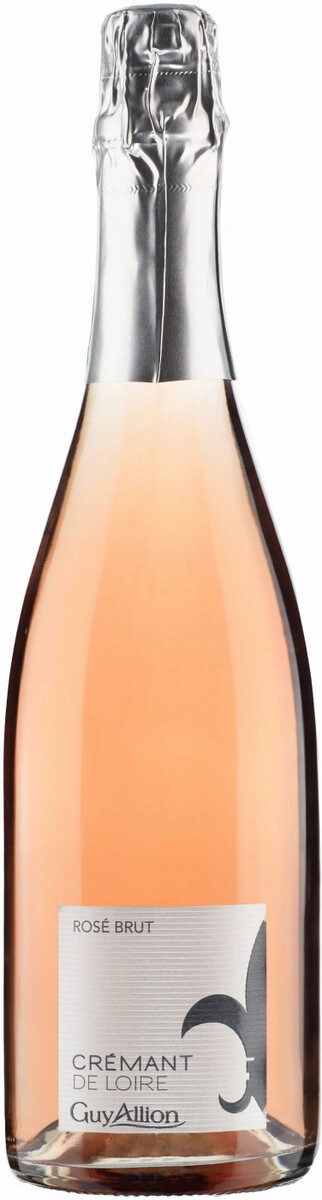Игристое вино Guy Allion, Cremant de Loire AOC Rose Brut