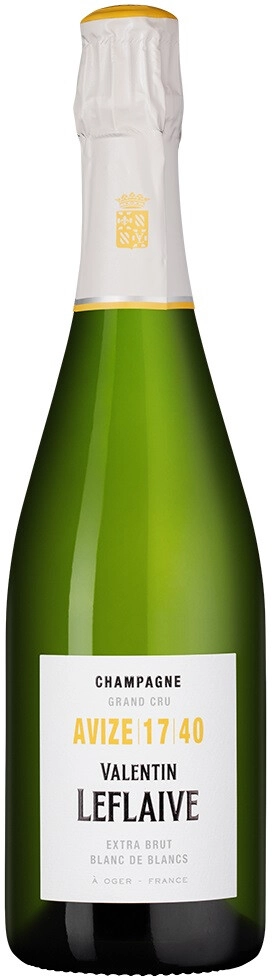 Шампанское Valentin Leflaive, "Avize" Extra Brut Blanc de Blancs, Champagne AOC