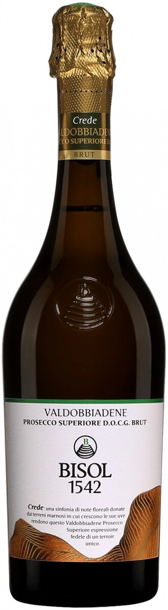 Игристое вино Bisol, "Crede" Prosecco di Valdobbiadene Superiore DOCG