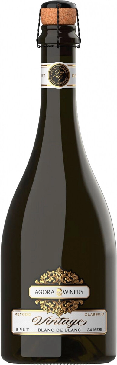 Игристое вино Agora Winery, Blanc de Blancs Extra Brut