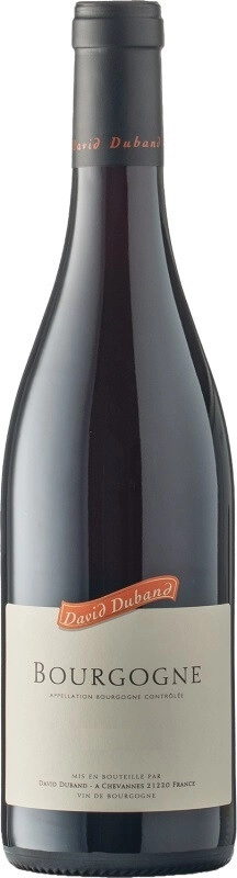 Вино David Duband, Bourgogne AOC Pinot Noir