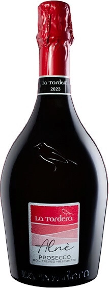 Игристое вино La Tordera, "Alne" Millesimato Extra Dry Prosecco, Treviso DOC