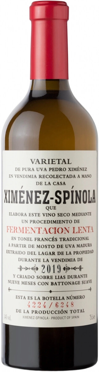 Вино Ximenez-Spinola, "Fermentacion Lenta", Jerez DO