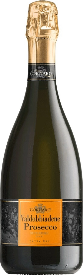 Игристое вино "Cornaro" Valdobbiadene Prosecco Superiore DOCG Extra Dry