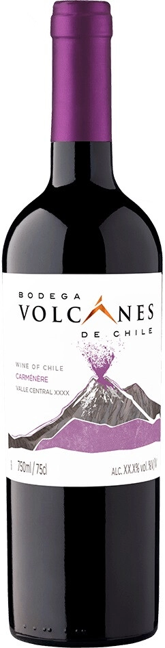 Вино Volcanes, Carmenere, Valle Central DO