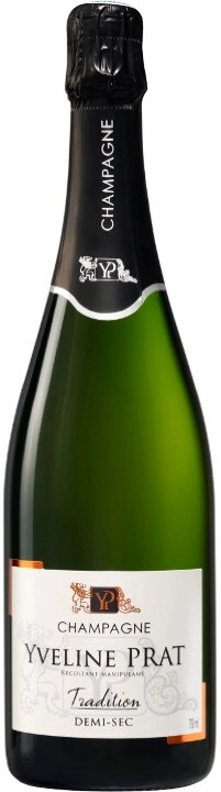 Шампанское Yveline Prat, Tradition Demi-Sec, Champagne AOC