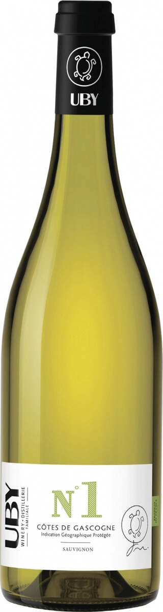 Вино "Uby" №1 Sauvignon, Cotes de Gascogne IGP