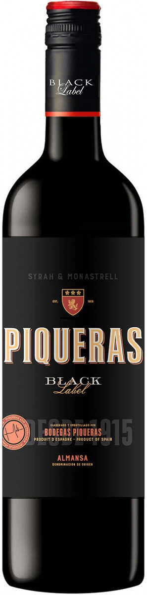 Вино Piqueras, "Black Label", Almansa DO