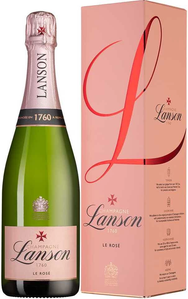 Шампанское Lanson, "Le Rose" Brut