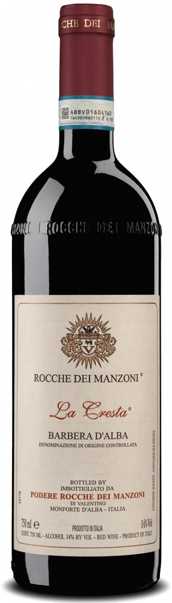 Вино Rocche dei Manzoni, Barbera d'Alba "La Cresta" DOC