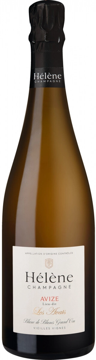 Шампанское "Helene" Avize Lieu-Dit "Les Avats" Blanc de Blanc Grand Cru Extra Brut, Champagne AOC
