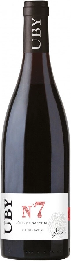 Вино "Uby" №7 Merlot-Tannat, Cotes de Gascogne IGP