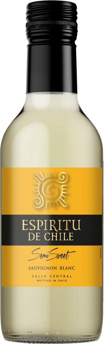 Вино "Espiritu de Chile" Sauvignon Blanc Semi-Sweet, Valle Central DO