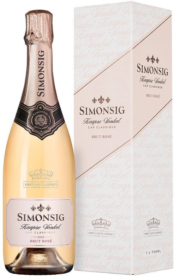 Игристое вино Simonsig, "Kaapse Vonkel" Brut Rose