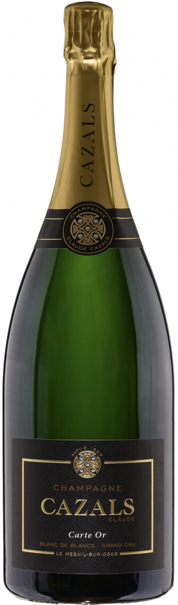 Шампанское Claude Cazals, "Carte Or" Blanc de Blancs Grand Cru Brut, Champagne AOC