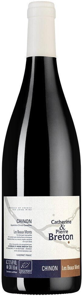 Вино Catherine & Pierre Breton, Chinon "Les Beaux Monts" AOC