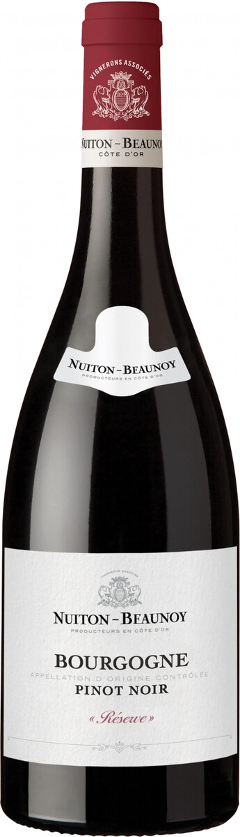 Вино Nuiton-Beaunoy, Bourgogne AOC Pinot Noir Reserve