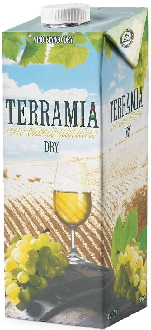 Вино "Terramia" Blanco Dry, Tetra Pak