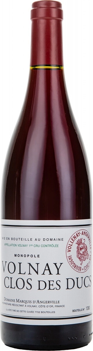 Вино Domaine Marquis d'Angerville, Volnay 1-er Cru "Clos des Ducs" AOC