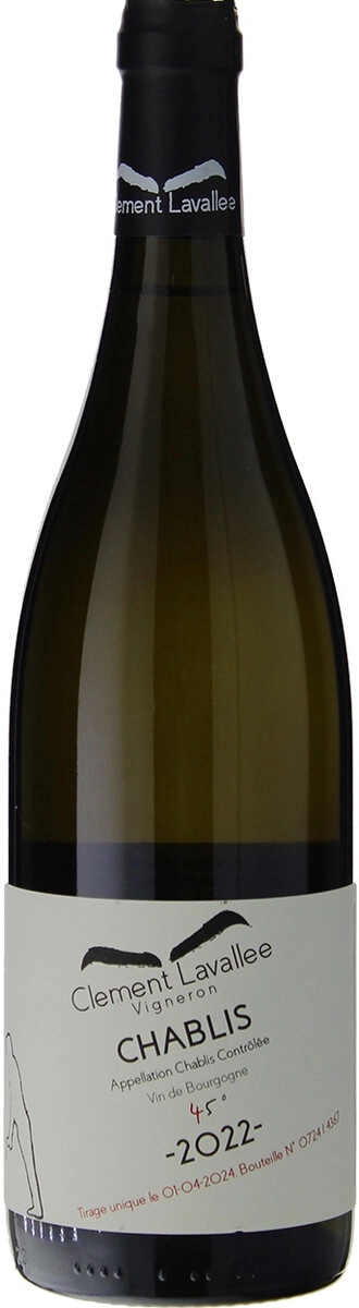 Вино Clement Lavallee, Chablis "45°" AOC