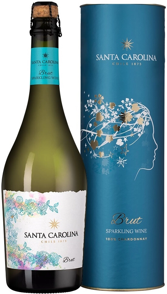 Игристое вино Santa Carolina, Brut, gift tube