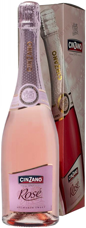 Игристое вино Cinzano, Spumante Rose, gift  box