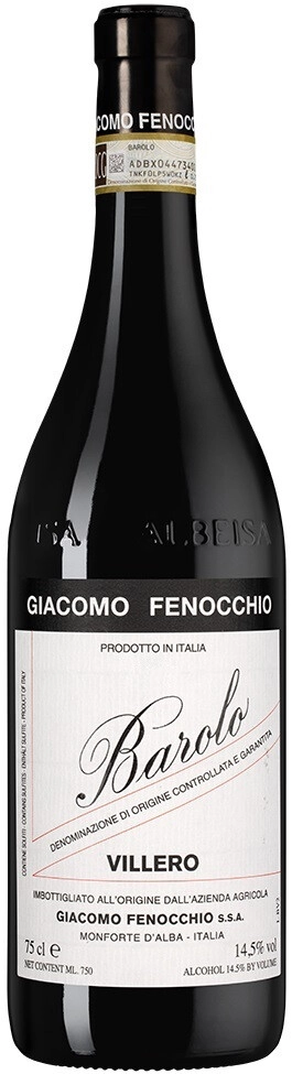 Вино Giacomo Fenocchio, Barolo "Villero" DOCG