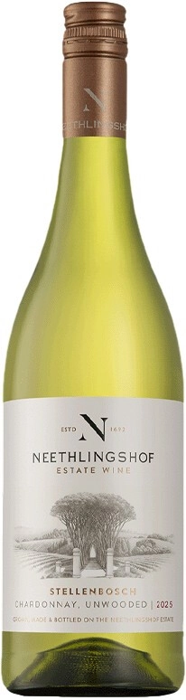 Вино Neethlingshof, Chardonnay Unwooded, Stellenbosch WO