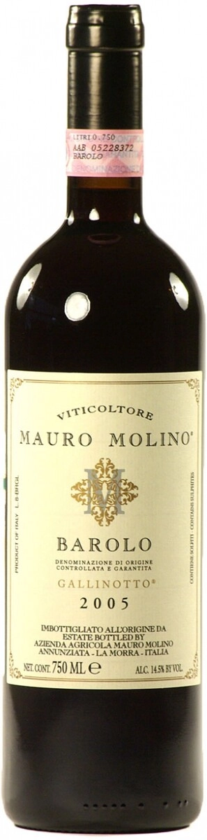 Вино Mauro Molino, Barolo Gallinotto DOCG