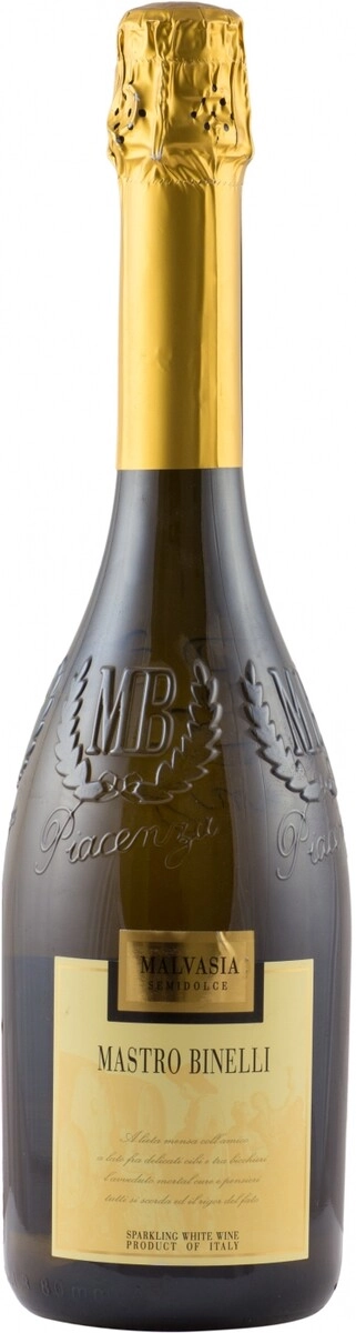 Игристое вино "Mastro Binelli" Malvasia Sparkling Semidolce