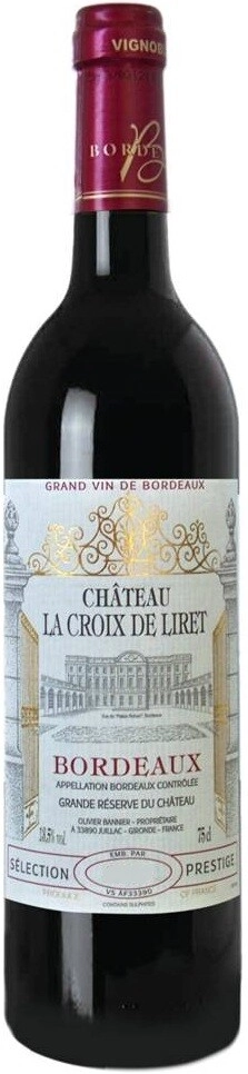 Вино Chateau La Croix de Liret, Bordeaux AOC