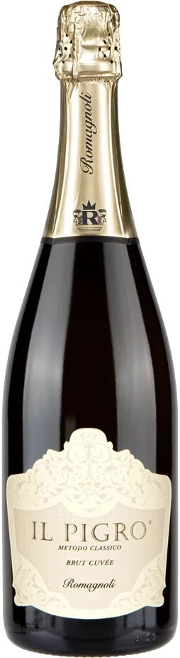 Игристое вино Romagnoli, "Il Pigro" Metodo Classico Brut