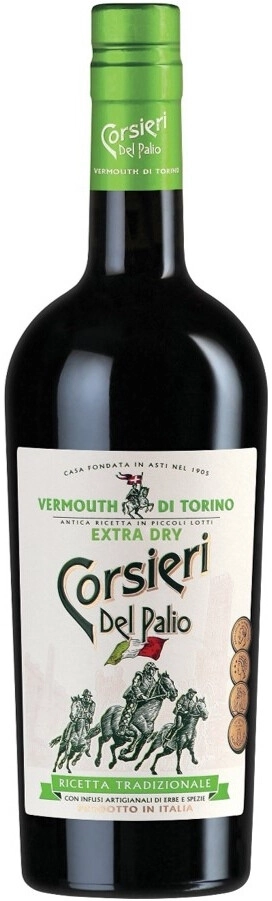 Вермут "Corsieri del Palio" Vermouth di Torino Extra Dry