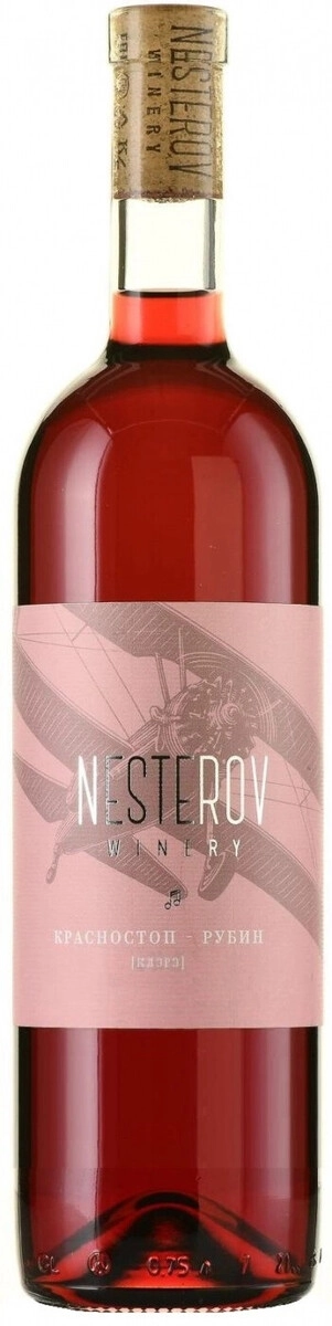 Вино "Nesterov Winery" Krasnostop Zolotovsky-Rubin Golodrigi