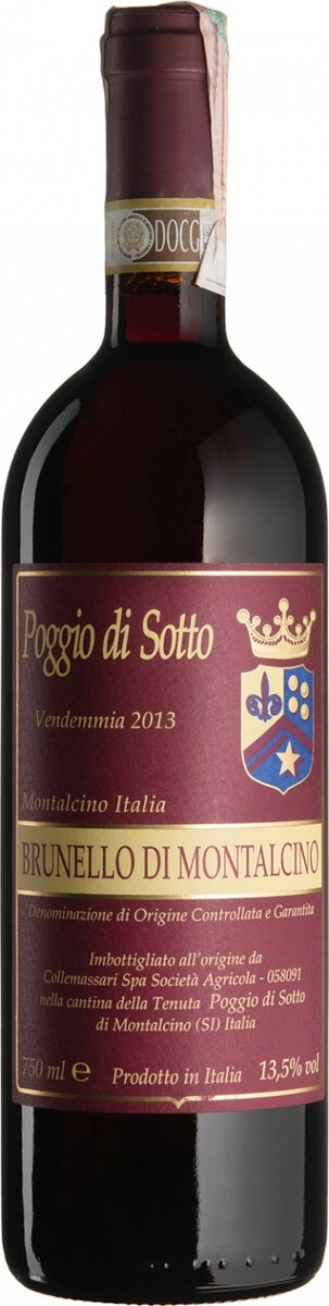 Вино Poggio di Sotto, Brunello Di Montalcino, Vendemmia Castelnuovo dell'Abate